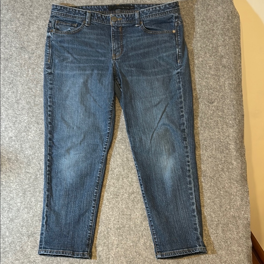 Calvin Klein Blue Ankle Cropped Women’s Jeans Size 14 Denim